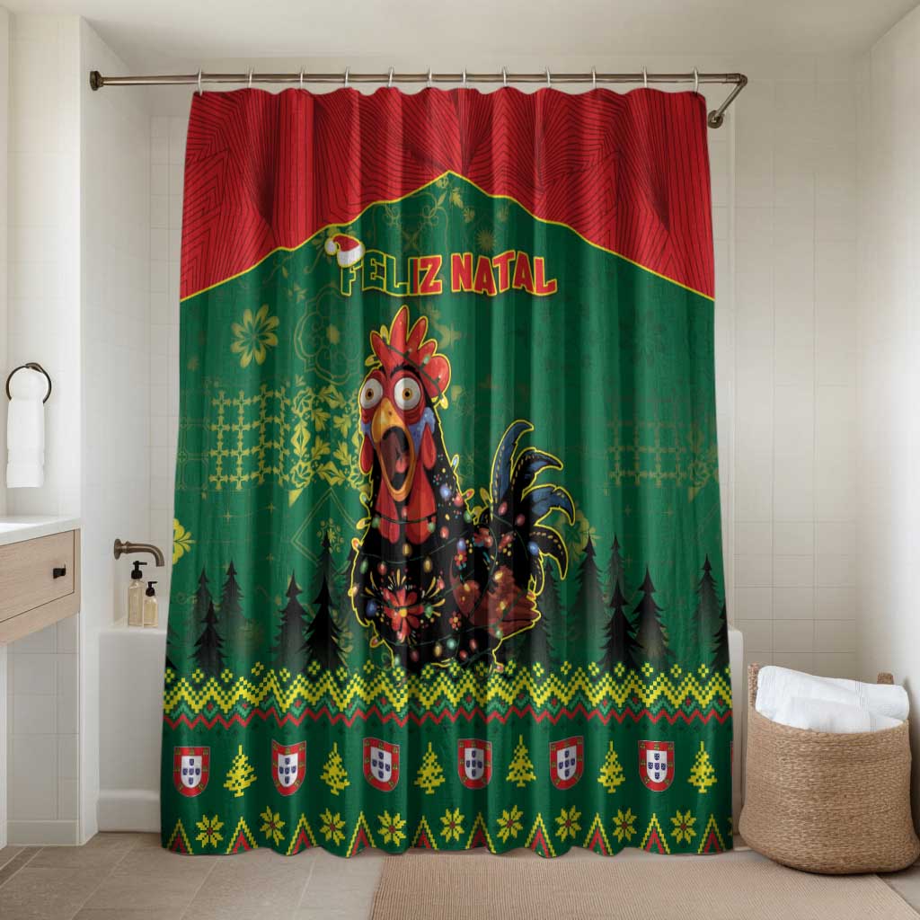 Portugal Christmas Bathroom Set Funny Galo De Barcelos - Wonder Print Shop