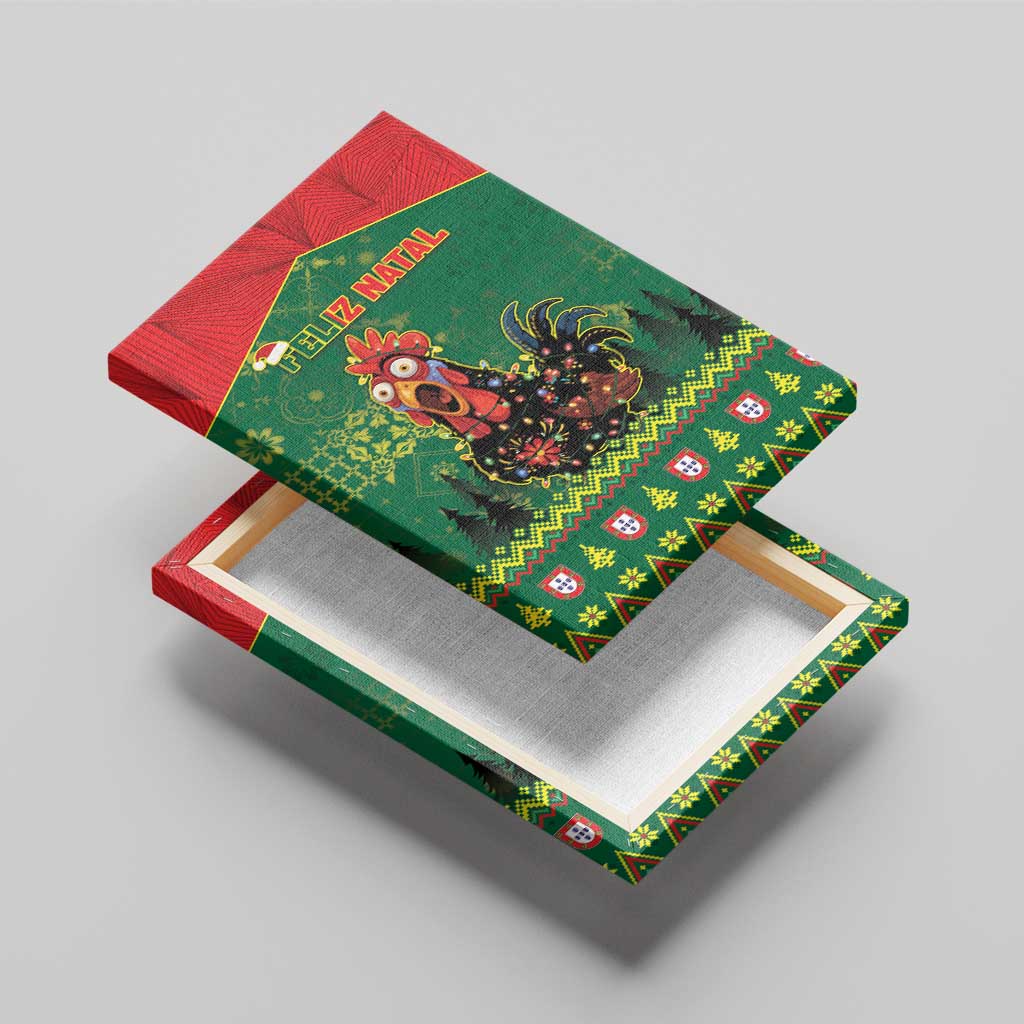 Portugal Christmas Canvas Wall Art Funny Galo De Barcelos - Wonder Print Shop