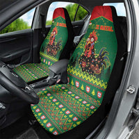 Portugal Christmas Car Seat Cover Funny Galo De Barcelos - Wonder Print Shop