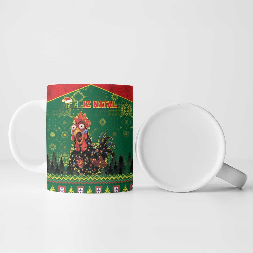 Portugal Christmas Ceramic Mug Funny Galo De Barcelos - Wonder Print Shop