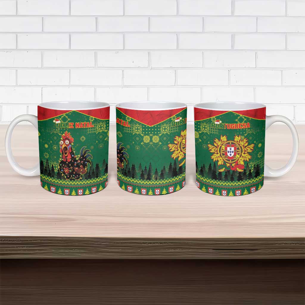 Portugal Christmas Ceramic Mug Funny Galo De Barcelos - Wonder Print Shop