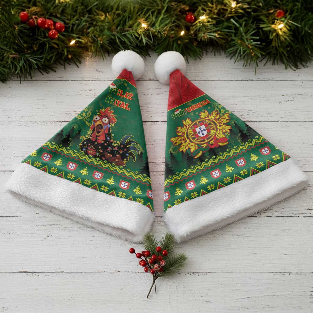 Portugal Christmas Santa Hat Funny Galo De Barcelos - Wonder Print Shop