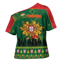 Portugal Christmas Cross Shoulder Shirt Funny Galo De Barcelos - Wonder Print Shop