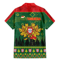 Portugal Christmas Family Matching Mermaid Dress and Hawaiian Shirt Funny Galo De Barcelos - Wonder Print Shop