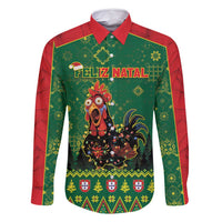 Portugal Christmas Family Matching Off Shoulder Short Dress and Hawaiian Shirt Funny Galo De Barcelos - Wonder Print Shop