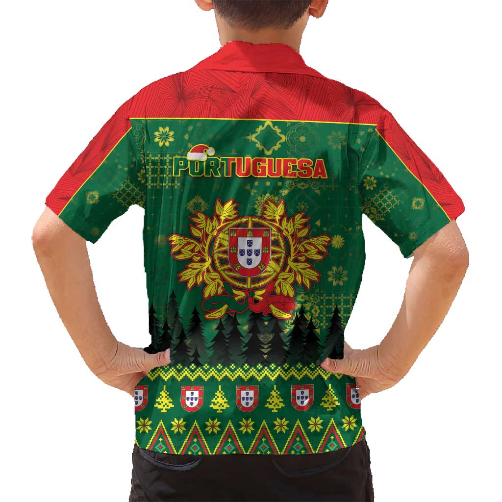 Portugal Christmas Family Matching Puletasi and Hawaiian Shirt Funny Galo De Barcelos - Wonder Print Shop