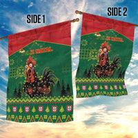 Portugal Christmas Garden Flag Funny Galo De Barcelos - Wonder Print Shop