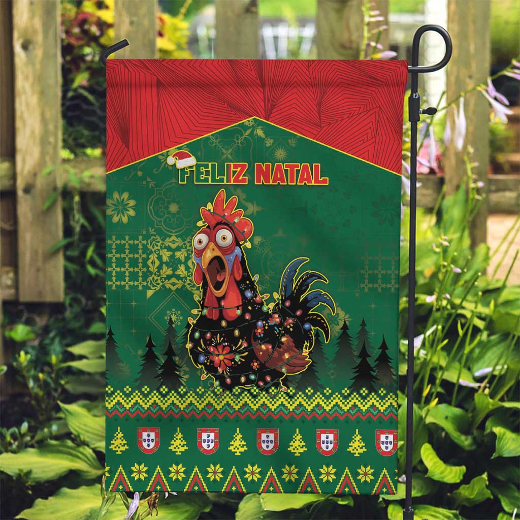 Portugal Christmas Garden Flag Funny Galo De Barcelos - Wonder Print Shop