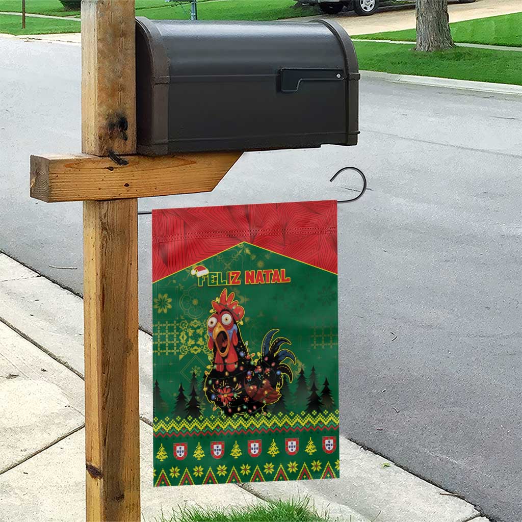 Portugal Christmas Garden Flag Funny Galo De Barcelos - Wonder Print Shop