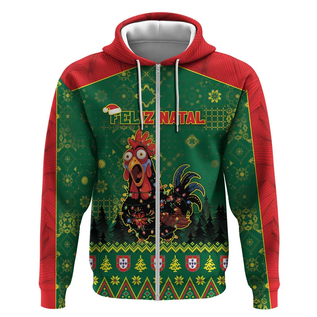 Portugal Christmas Hoodie Funny Galo De Barcelos - Wonder Print Shop