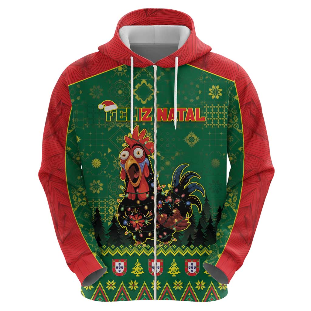 Portugal Christmas Hoodie Funny Galo De Barcelos - Wonder Print Shop