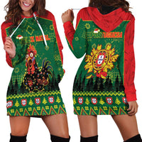 Portugal Christmas Hoodie Dress Funny Galo De Barcelos - Wonder Print Shop