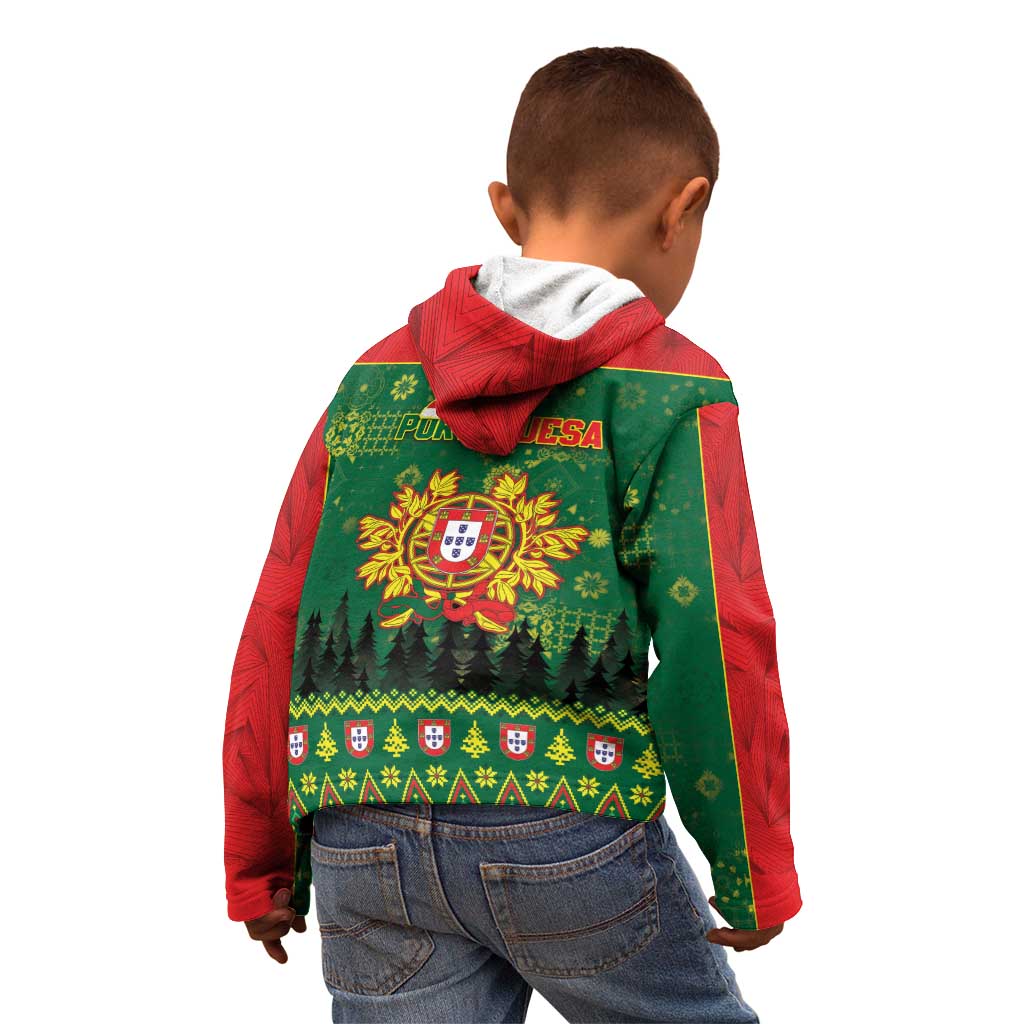 Portugal Christmas Kid Hoodie Funny Galo De Barcelos - Wonder Print Shop