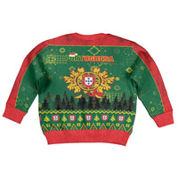 Portugal Christmas Kid Ugly Christmas Sweater Funny Galo De Barcelos - Wonder Print Shop