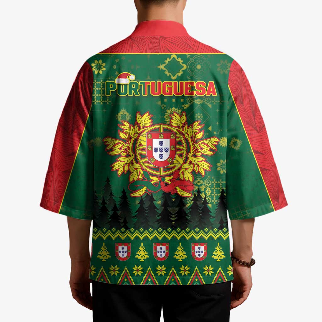 Portugal Christmas Kimono Funny Galo De Barcelos - Wonder Print Shop