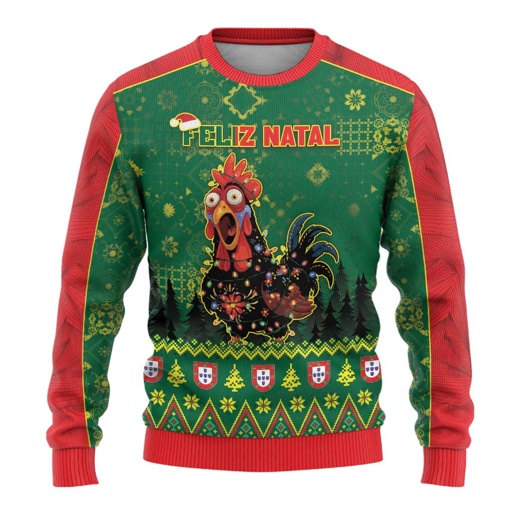 Portugal Christmas Ugly Christmas Sweater Funny Galo De Barcelos - Wonder Print Shop
