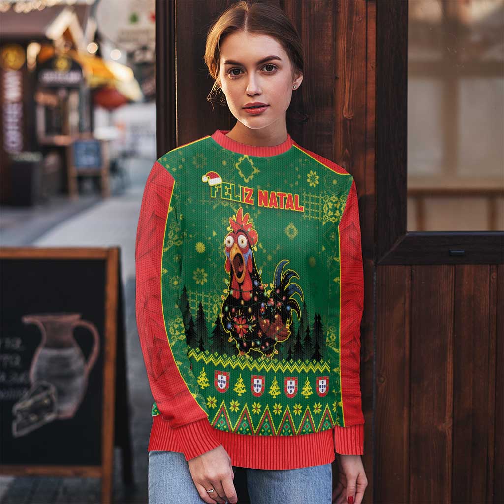 Portugal Christmas Ugly Christmas Sweater Funny Galo De Barcelos - Wonder Print Shop