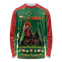 Portugal Christmas Long Sleeve Shirt Funny Galo De Barcelos - Wonder Print Shop