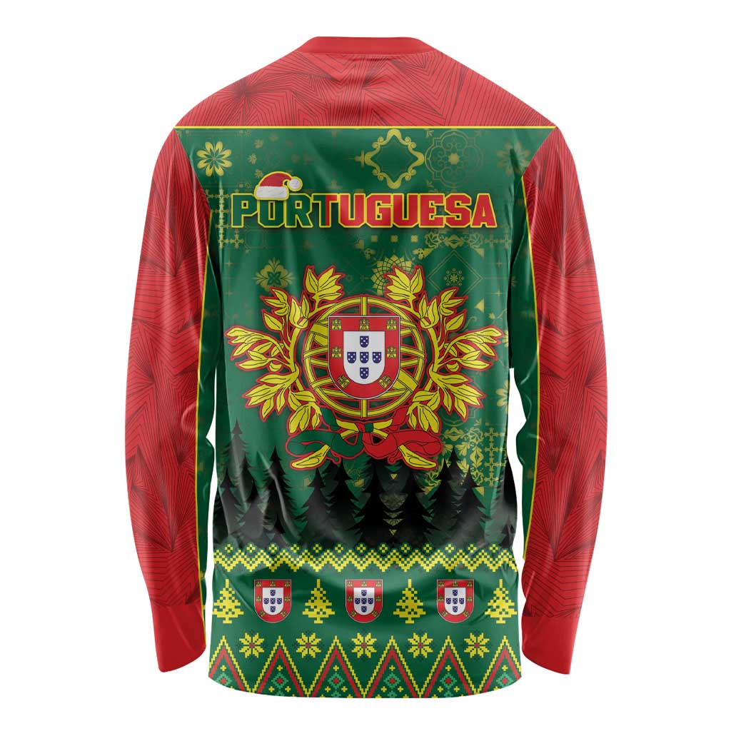 Portugal Christmas Long Sleeve Shirt Funny Galo De Barcelos - Wonder Print Shop