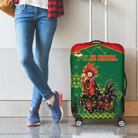 Portugal Christmas Luggage Cover Funny Galo De Barcelos - Wonder Print Shop