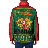 Portugal Christmas Padded Jacket Funny Galo De Barcelos - Wonder Print Shop
