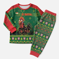 Portugal Christmas Pajama Set Funny Galo De Barcelos - Wonder Print Shop