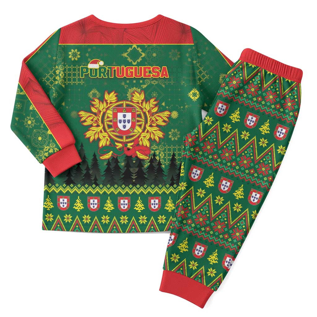 Portugal Christmas Pajama Set Funny Galo De Barcelos - Wonder Print Shop