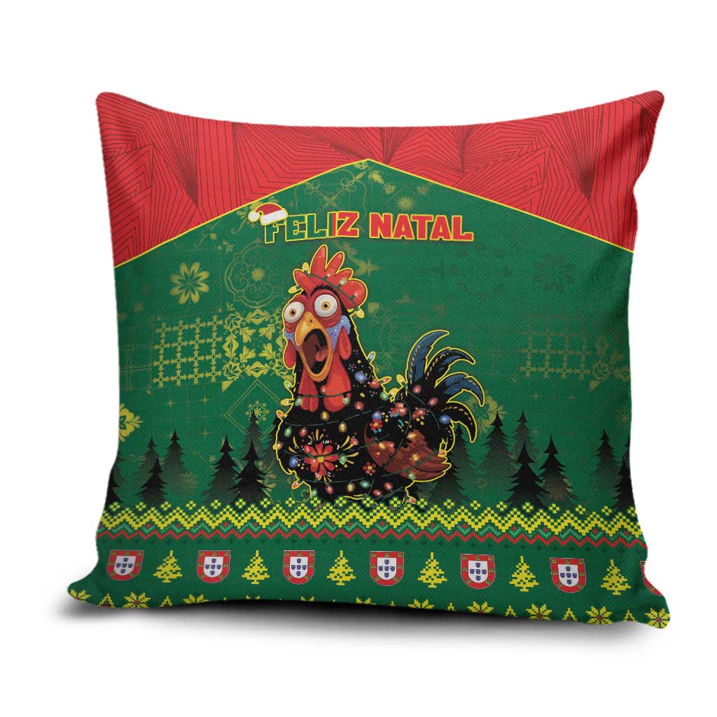 Portugal Christmas Pillow Cover Funny Galo De Barcelos - Wonder Print Shop
