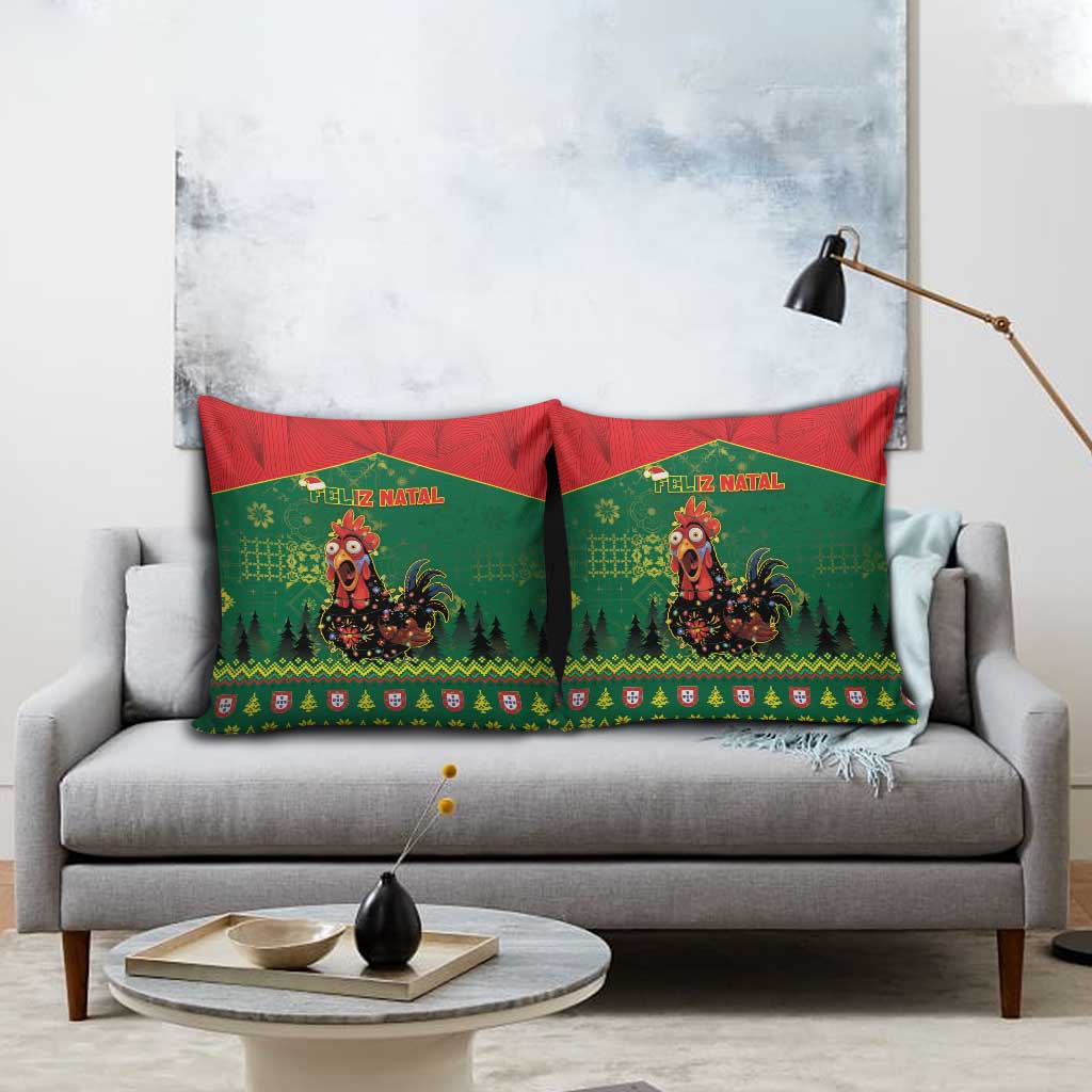Portugal Christmas Pillow Cover Funny Galo De Barcelos - Wonder Print Shop