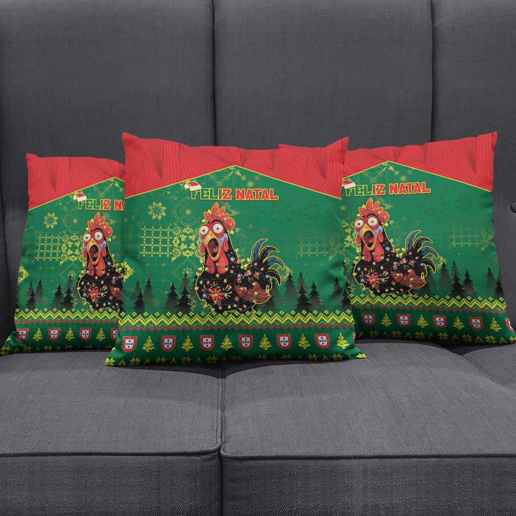 Portugal Christmas Pillow Cover Funny Galo De Barcelos - Wonder Print Shop