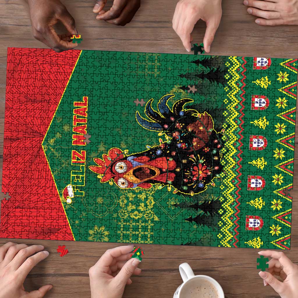 Portugal Christmas Puzzle Funny Galo De Barcelos - Wonder Print Shop