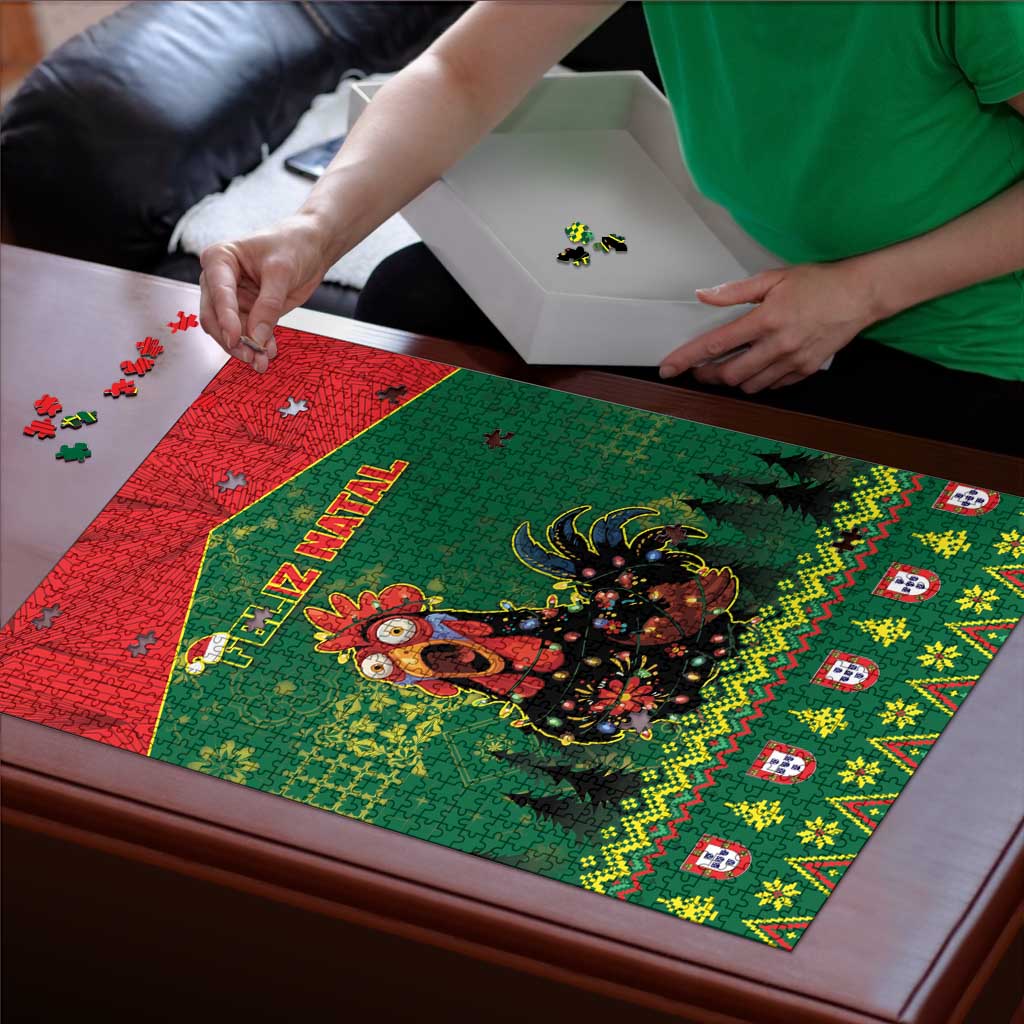 Portugal Christmas Puzzle Funny Galo De Barcelos - Wonder Print Shop