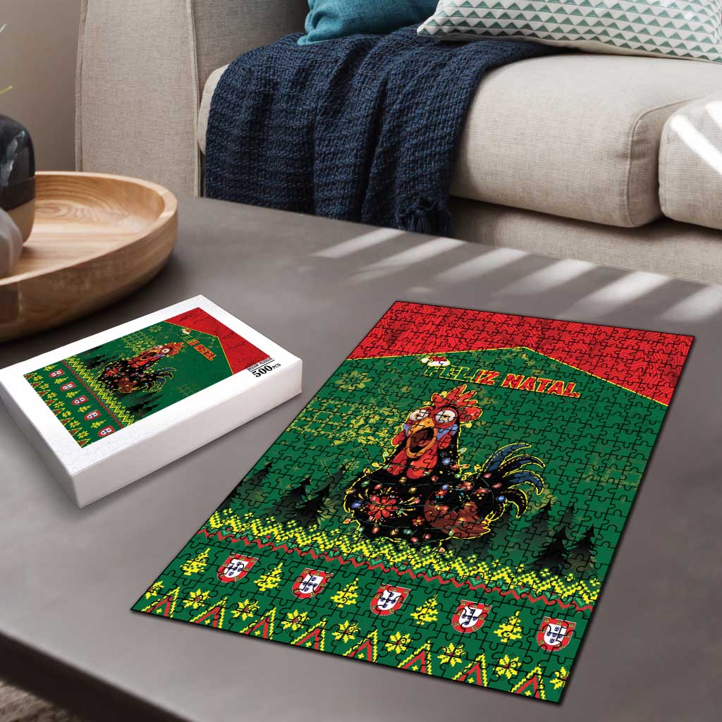 Portugal Christmas Puzzle Funny Galo De Barcelos - Wonder Print Shop