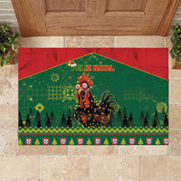 Portugal Christmas Rubber Doormat Funny Galo De Barcelos - Wonder Print Shop