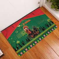 Portugal Christmas Rubber Doormat Funny Galo De Barcelos - Wonder Print Shop