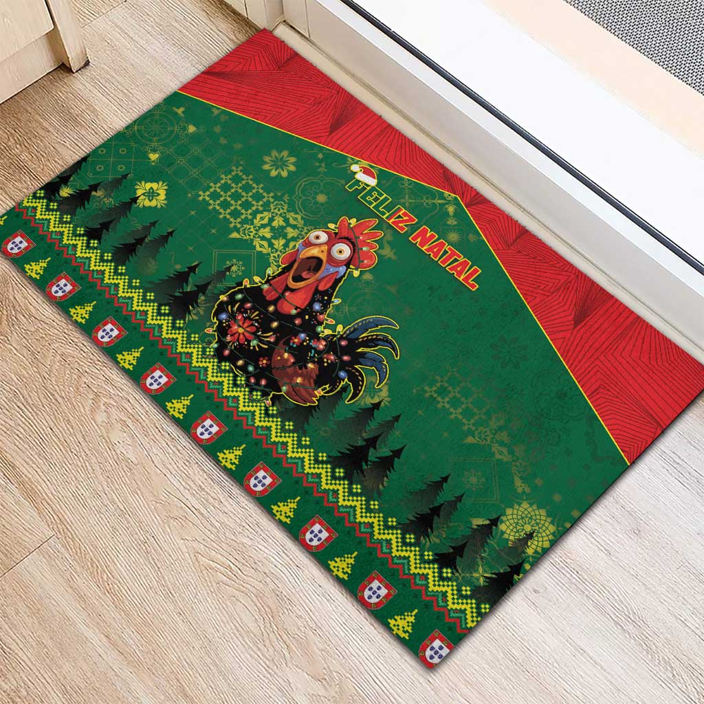 Portugal Christmas Rubber Doormat Funny Galo De Barcelos - Wonder Print Shop