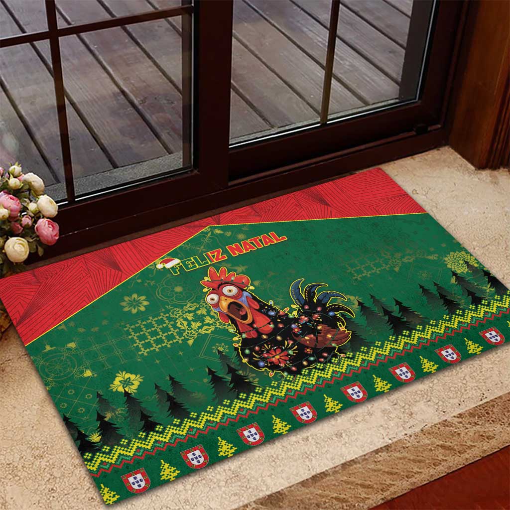 Portugal Christmas Rubber Doormat Funny Galo De Barcelos - Wonder Print Shop