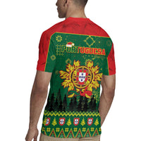 Portugal Christmas Rugby Jersey Funny Galo De Barcelos - Wonder Print Shop