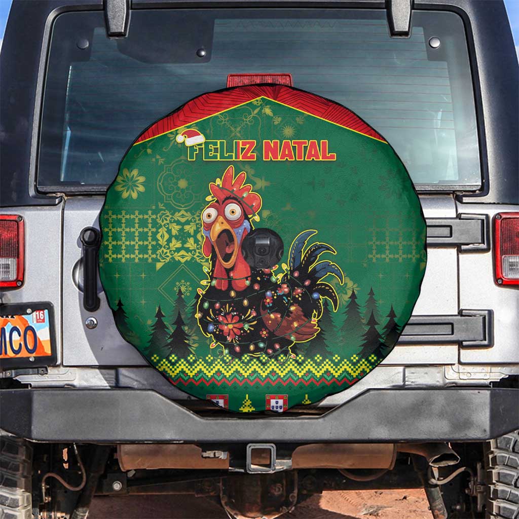 Portugal Christmas Spare Tire Cover Funny Galo De Barcelos - Wonder Print Shop