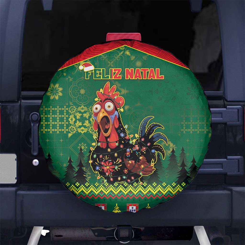 Portugal Christmas Spare Tire Cover Funny Galo De Barcelos - Wonder Print Shop