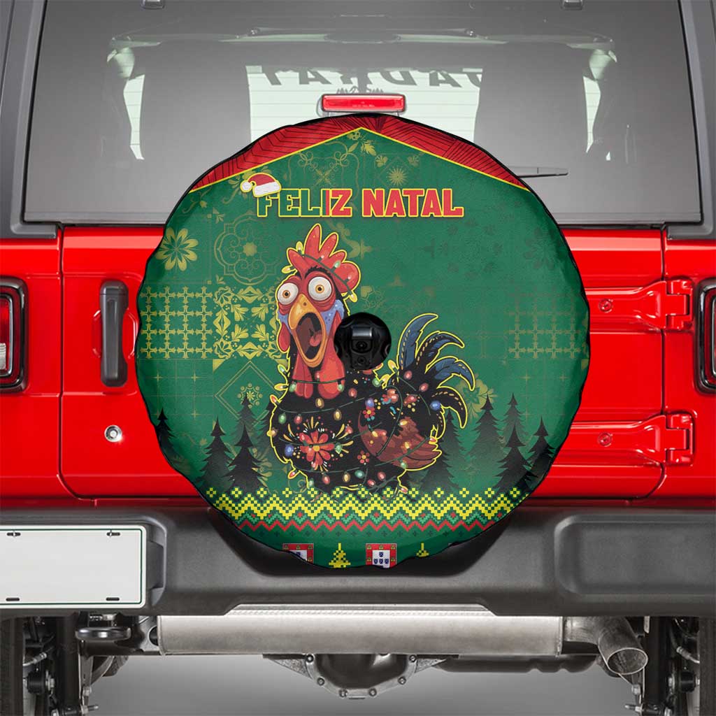 Portugal Christmas Spare Tire Cover Funny Galo De Barcelos - Wonder Print Shop