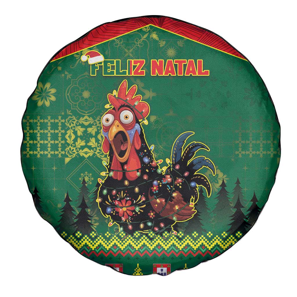 Portugal Christmas Spare Tire Cover Funny Galo De Barcelos - Wonder Print Shop