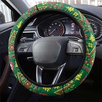Portugal Christmas Steering Wheel Cover Funny Galo De Barcelos - Wonder Print Shop
