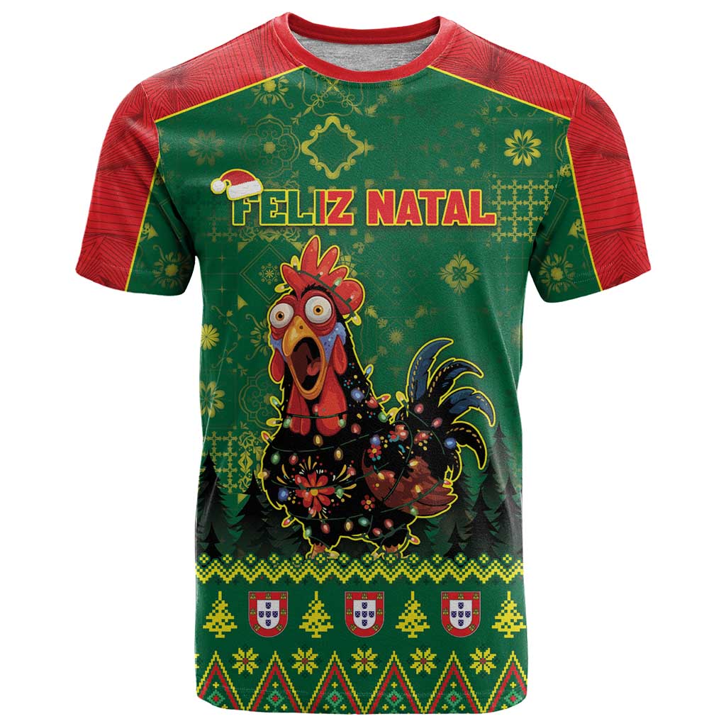 Portugal Christmas T Shirt Funny Galo De Barcelos - Wonder Print Shop