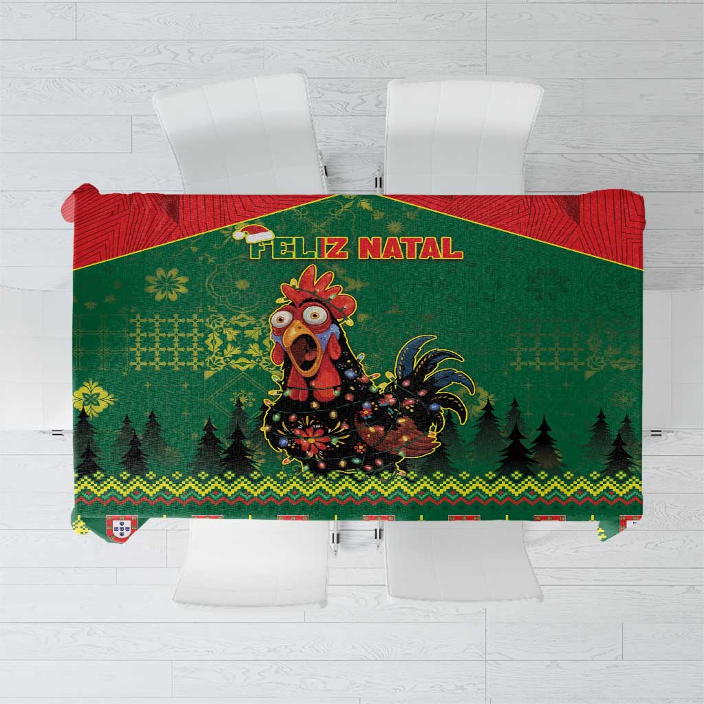 Portugal Christmas Tablecloth Funny Galo De Barcelos - Wonder Print Shop
