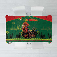 Portugal Christmas Tablecloth Funny Galo De Barcelos - Wonder Print Shop
