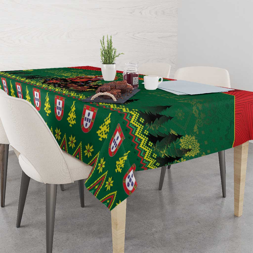 Portugal Christmas Tablecloth Funny Galo De Barcelos - Wonder Print Shop