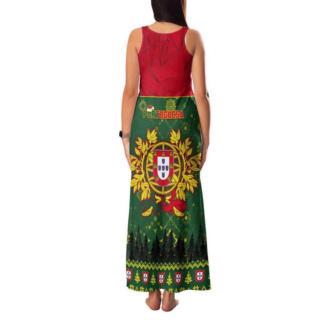 Portugal Christmas Tank Maxi Dress Funny Galo De Barcelos - Wonder Print Shop
