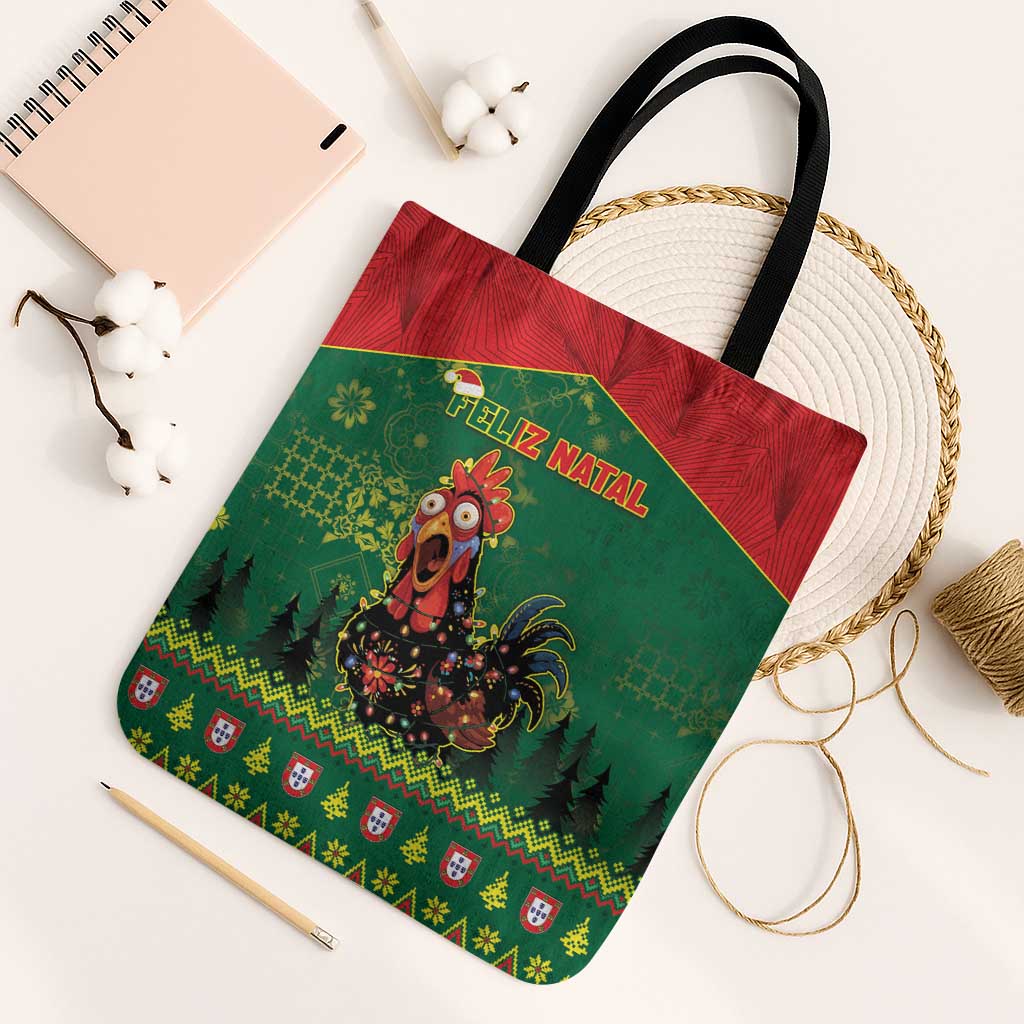 Portugal Christmas Tote Bag Funny Galo De Barcelos - Wonder Print Shop