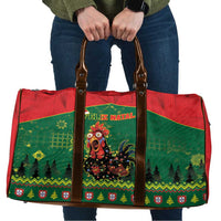 Portugal Christmas Travel Bag Funny Galo De Barcelos - Wonder Print Shop
